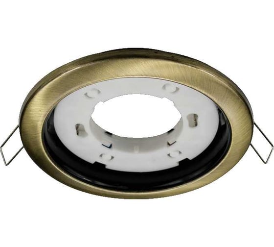 Изображение товара Точечный встраиваемый светильник Lumin'arte под лампу GX53 с термокольцом античное золото (10 шт в упаковке) 106x21мм LDL-GX53/01MG