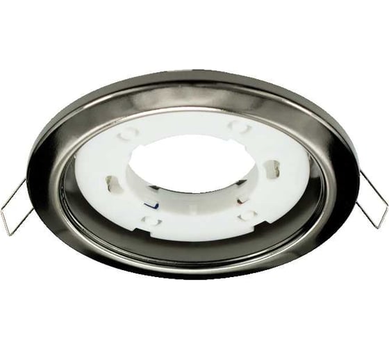 Изображение товара Точечный встраиваемый светильник Lumin'arte под лампу GX53 с термокольцом черный хром глянец (10 шт в упаковке) 106x21мм LDL-GX53/01BCH