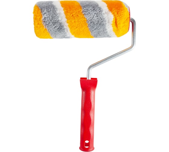 Изображение товара Валик Политех Quality Премиум 8x48x180 мм, желтый, белый, серый 1533718