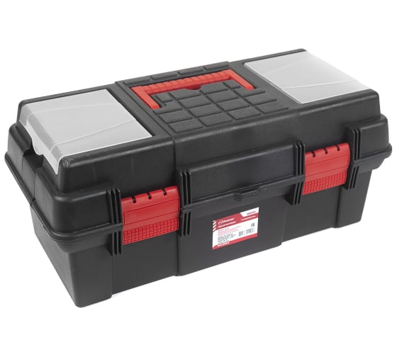 Изображение товара Ящик для инструментов Политех 19 485х245х215 мм, 2 органайзера, подвижной лоток 8064303