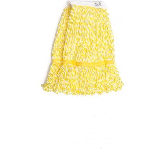 Изображение товара Насадка для швабры CISNE KENTUCKY верёвочная микрофибра жёлтый/белый 200г 205000