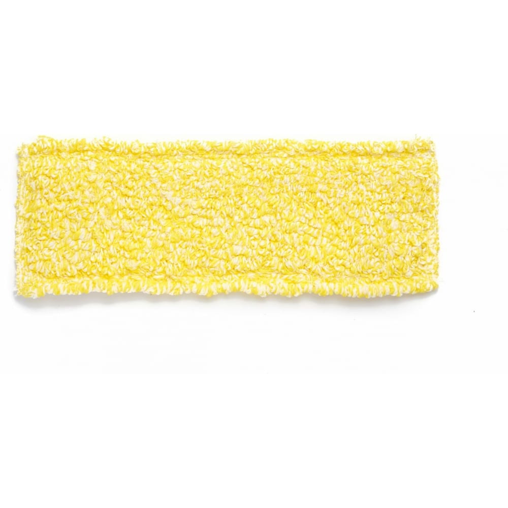 фото Насадка для швабры cisne wet плоская микрофибра, жёлтый/белый 40см 207500-03