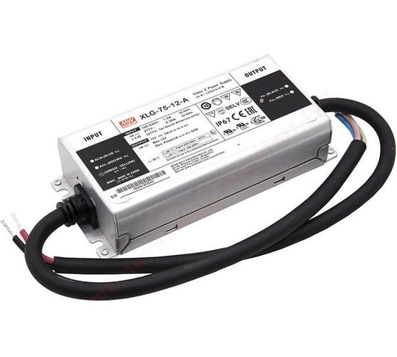 Изображение товара Источник питания Mean Well AC/DC XLG-75-12-A Т03403265