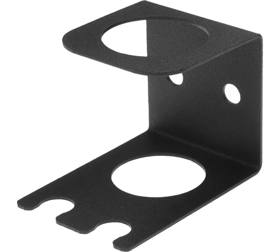 Изображение товара Держатель для хранения электрических зубных щеток и насадок EMBODIMENT монтаж без сверления, черный EMB-TBORLB-W-B