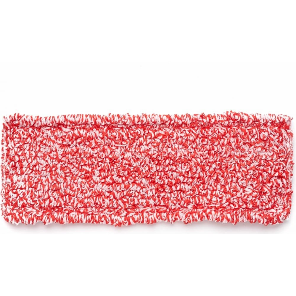 фото Насадка для швабры cisne wet плоская, микрофибра, красный/белый 40см 207500-02