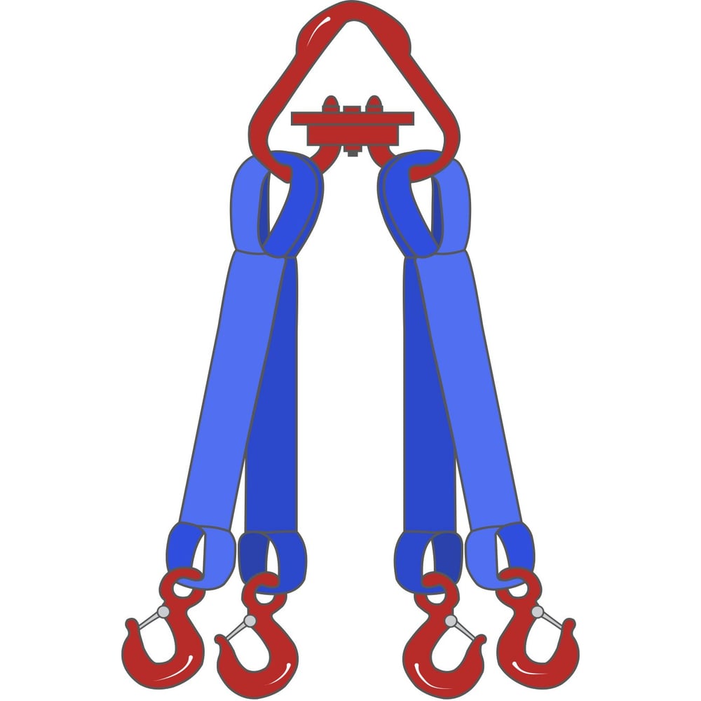 Изображение товара Четырехветвевой текстильный строп ТамбовТехСнаб 4СТ 20 т 10 м