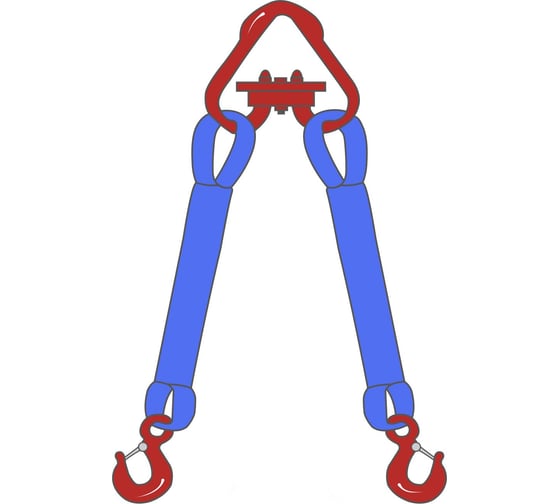 Изображение товара Двухветвевой текстильный строп ТамбовТехСнаб 2СТ 10 т, 3 м 7930130724039