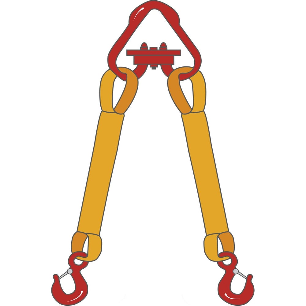 Изображение товара Двухветвевой текстильный строп ТамбовТехСнаб 2СТ 12.5 т 10 м