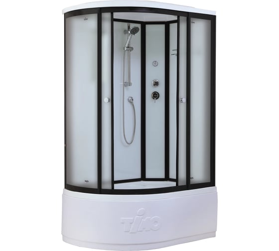 Изображение товара Душевая кабина TIMO Standart Black Fabric R 120х85х220 T-6620BFR