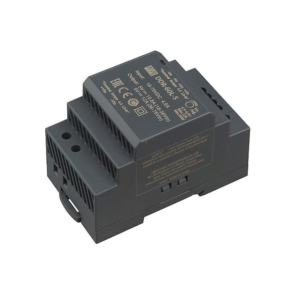 Изображение товара Преобразователь DC/DC Mean Well DDR-60L-5 5В 60Вт для промышленности Изображение товара Преобразователь DC/DC Mean Well DDR-60L-5 5В 60Вт для промышленности
