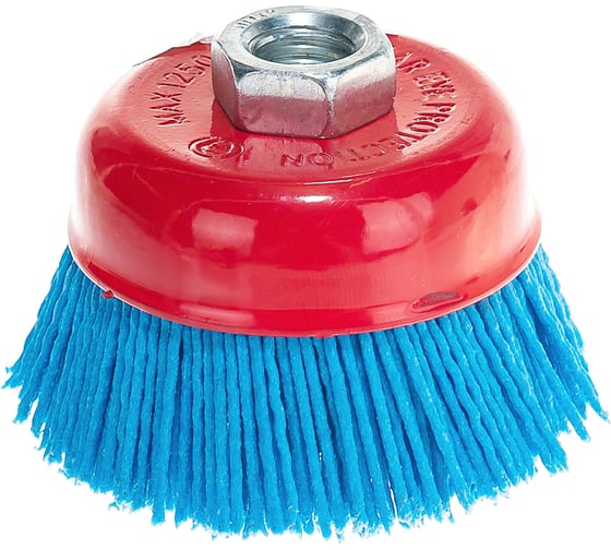 Изображение товара Щетка дисковая нейлоновая ZrO2 ПРОФИ (75 мм; М14) SKRAB 35486