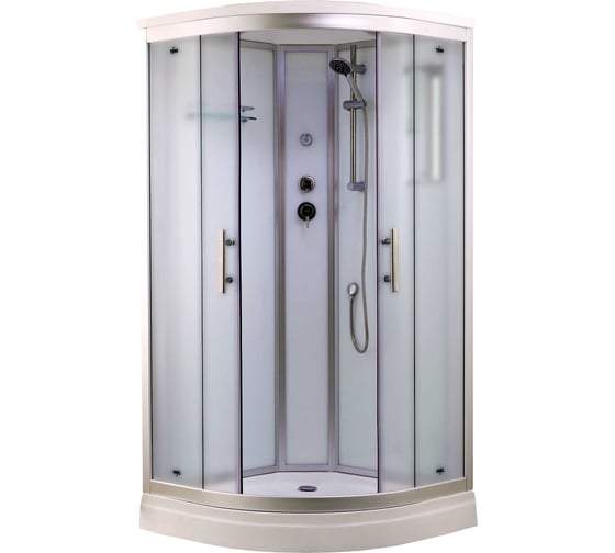 Изображение товара Душевая кабина TIMO Standart Silver Fabric 100х100х220 T-6601SF