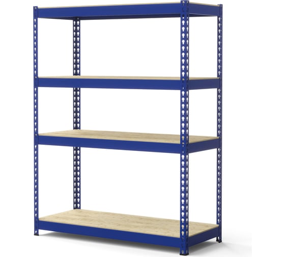 Изображение товара Стеллаж IRONMEBEL Optimus Hook Pro крашенный 2000x1540x655 мм, 4 яруса M-СГРФКР2000х1540х655х4