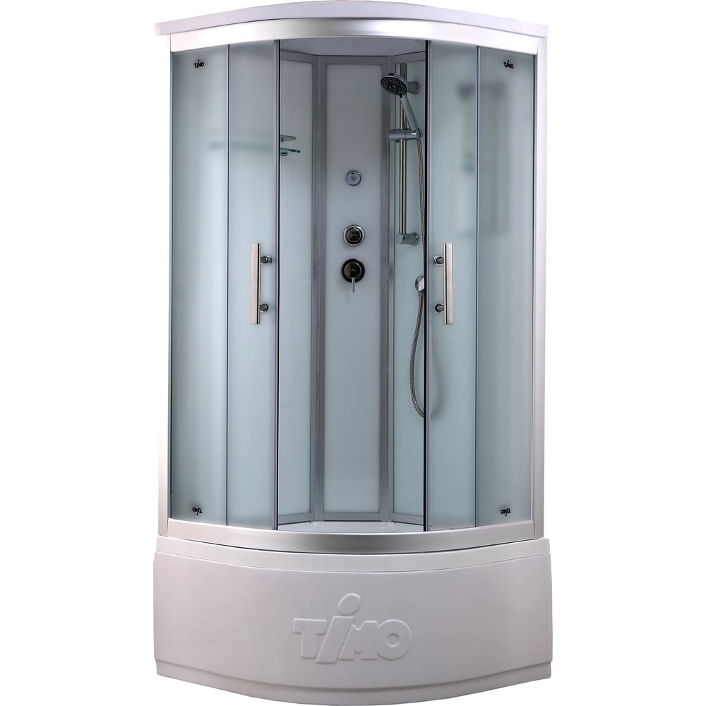 Изображение товара Душевая кабина TIMO Standart Silver Fabric 90x90x220 с боковым расположением