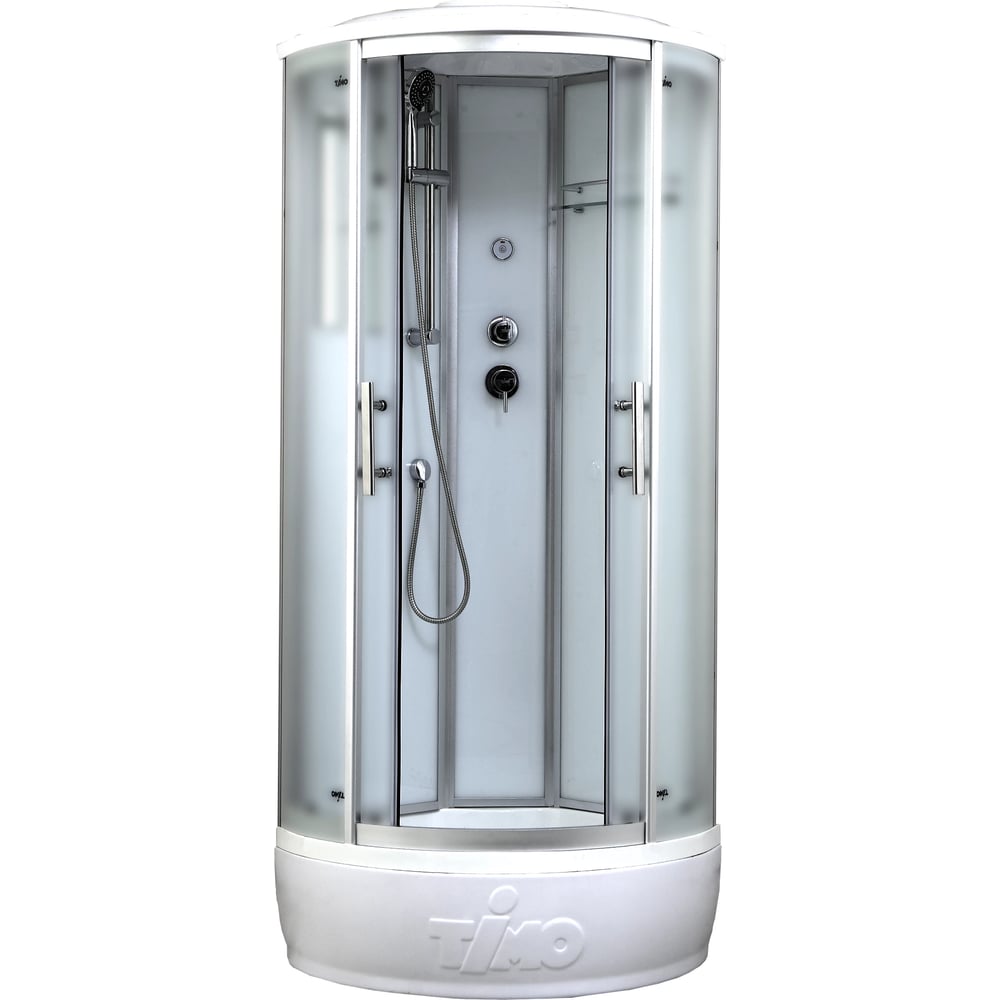 Изображение товара Душевая кабина TIMO Standart Silver Fabric 80x80x220 угловая с гидромассажем
