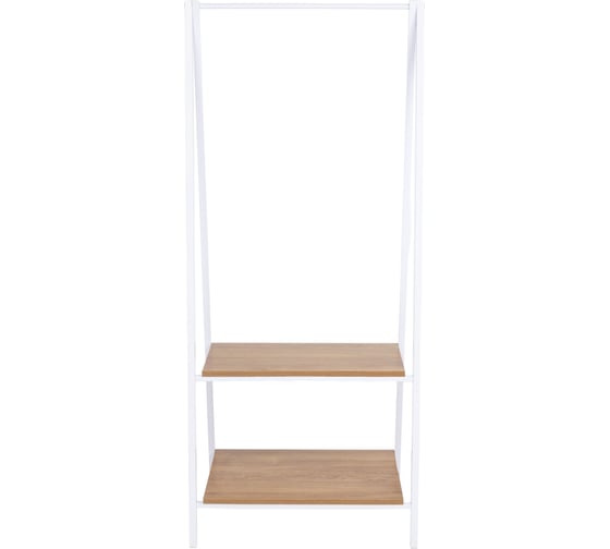 Изображение товара Стойка для одежды Aks Home CAPELLA, белый/коричневый 86235