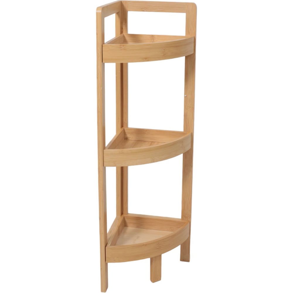 Изображение товара Стойка для хранения Aks Home LILY 2 из бамбука, современный дизайн, напольная