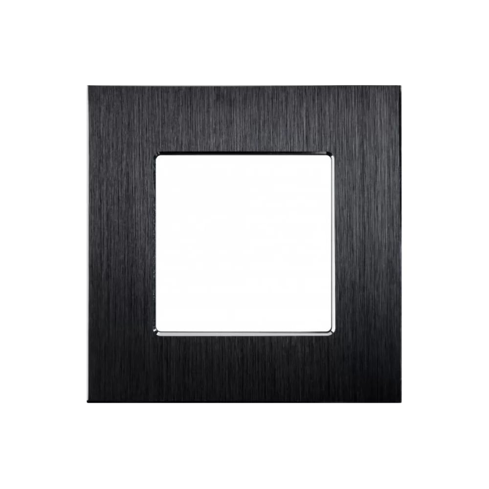 Изображение товара Алюминиевая рамка Sibling 1 пост черная 86x86 мм