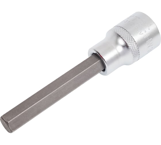 Изображение товара Головка торцевая удлинённая со вставкой-битой шестигранной (10 мм; 1/2") HEYTEC HE-50850312583