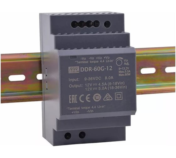 Изображение товара DC/DC преобразователь DDR-60G-12 Mean Well Т03006464