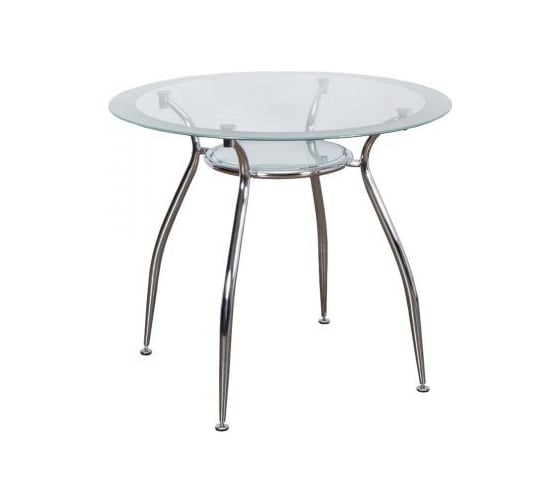 Изображение товара Стол Aks Home FINEZIA, хром/стекло, 900x750x8/5 59158