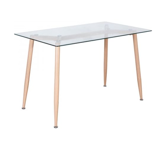 Изображение товара Стол Aks Home GERDA, 120x70x75, стекло/металл 59152