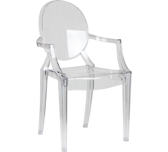 Изображение товара Стул обеденный DOBRIN LOUIS GHOST (цвет сиденья прозрачный)  LMZL-РС801_P-clean