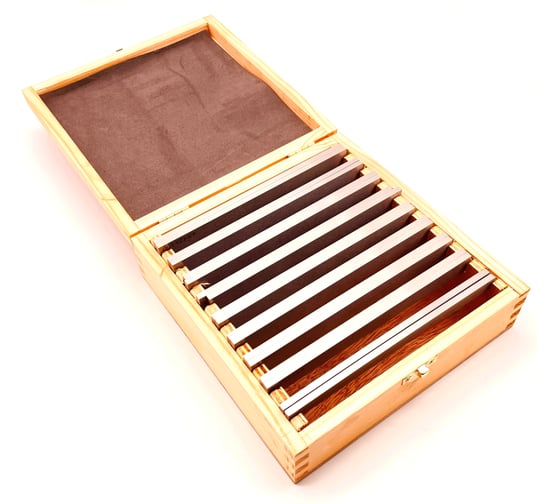 Изображение товара Параллельные подкладки набор 9 пар, 160x4х10-42 мм ТЕХНОРЕАЛ МА320355159