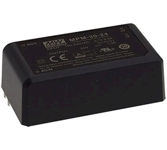 Изображение товара Источник питания Mean Well AC/DC MPM-30-24 Т02831972
