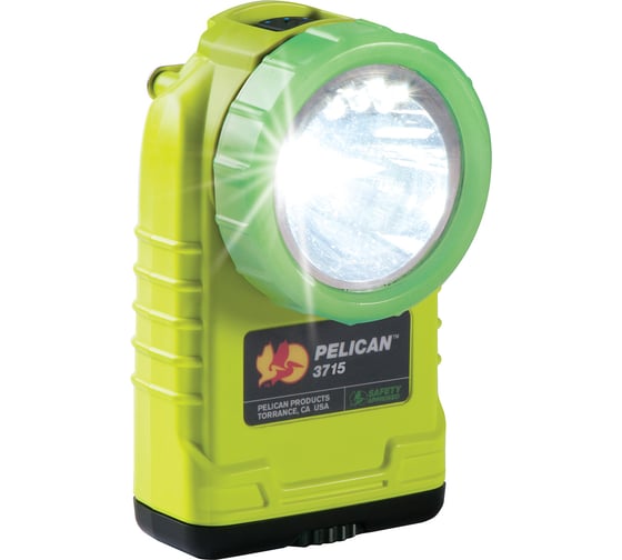 Изображение товара Угловой фонарь 3715 желтый с фотолюминесцентным корпусом линзы Pelican 037150-0001-247