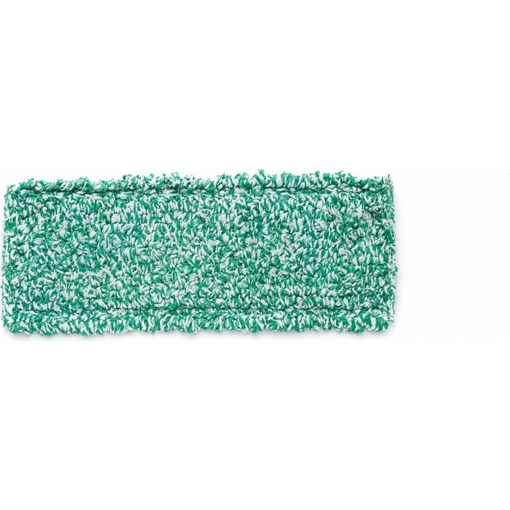 фото Насадка для швабры cisne плоская, микрофибра, зелёный/белый, 40см, комплект с держателем 208440-04