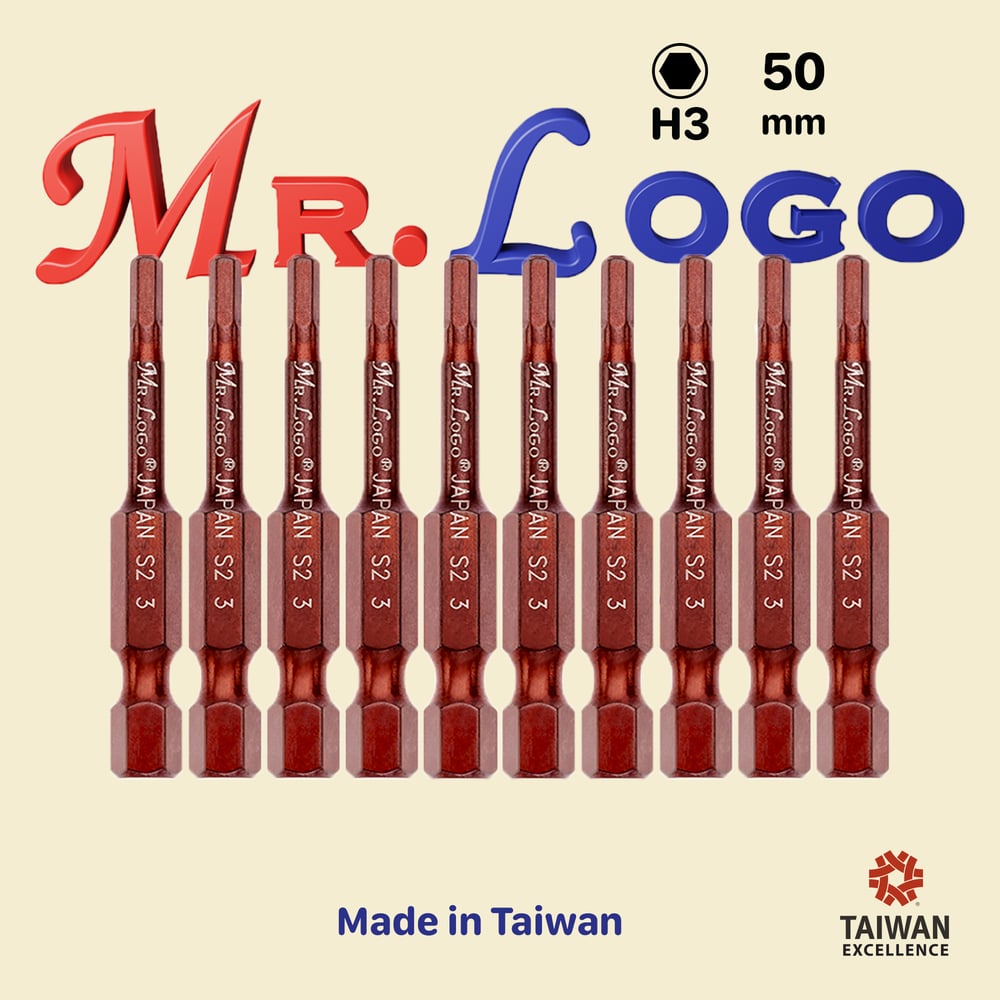 Изображение товара Бита магнитная для шуруповерта H3 50 мм S2 Mr.Logo