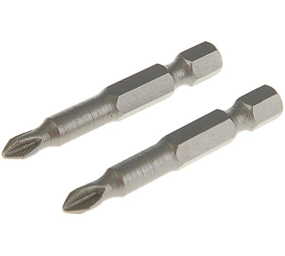 Изображение товара Биты намагниченные (2 шт; PH1; 50 мм; CrV) ТУНДРА 1414791