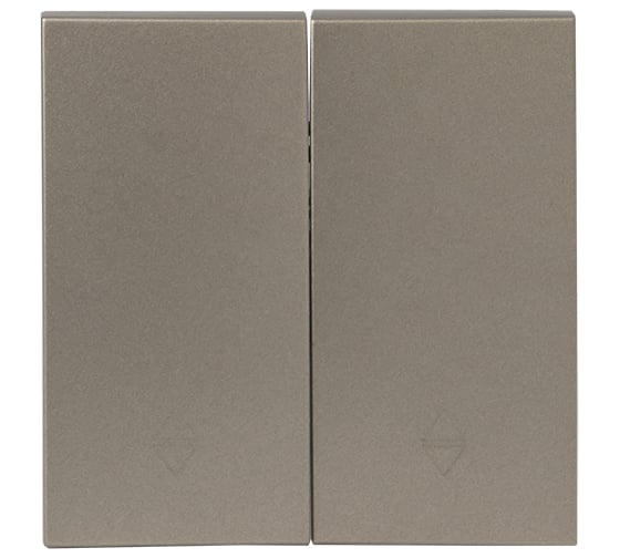 Изображение товара Лицевая панель 2-клавишного проходного выключателя EKF PROxima Валенсия 10А, кашемир ESV10-L-027-40