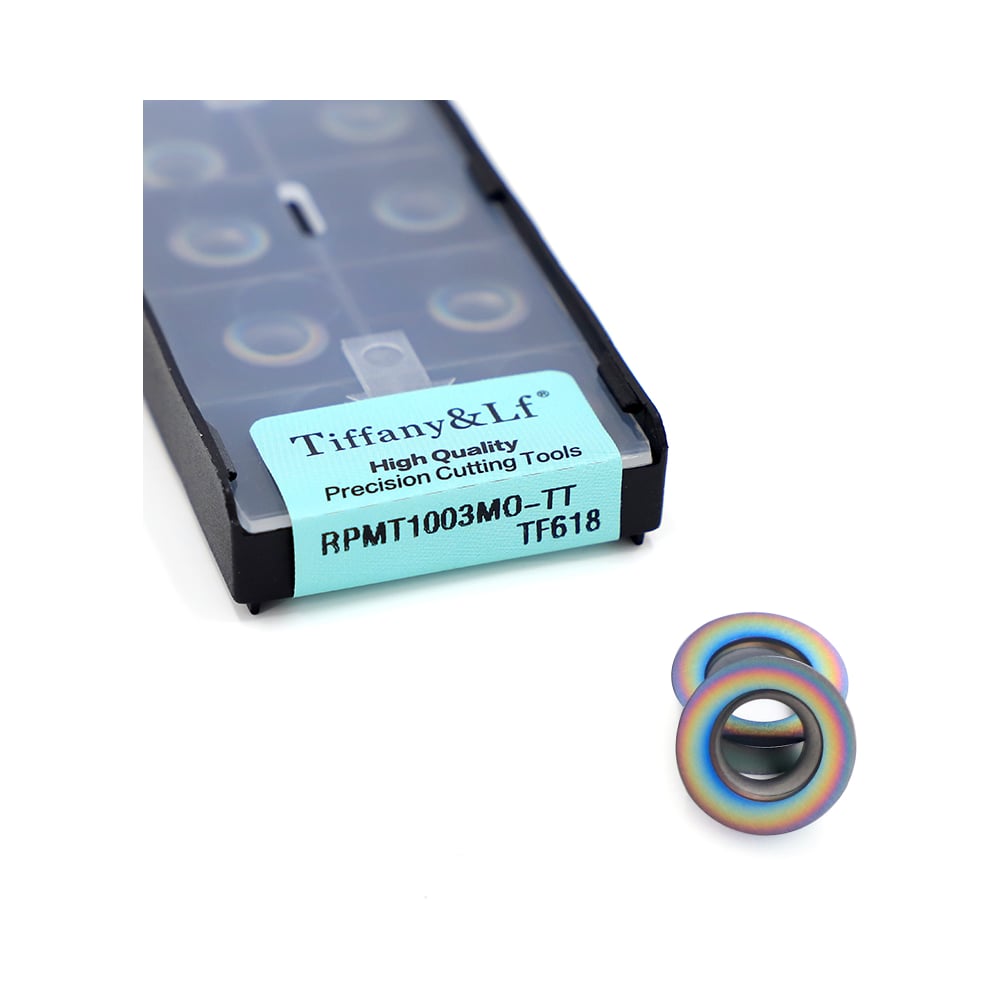Изображение товара Пластина фрезерная RPMT1003MO-TT TF618 для нержавеющей стали