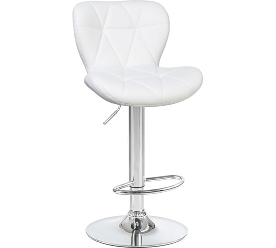 Изображение товара Барный стул DOBRIN BARNY цвет сиденья белый, цвет основания хром LM-5022_CH-M_EL-white