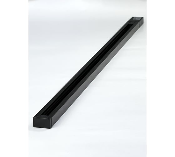 Изображение товара Шинопровод truEnergy однофазный алюминиевый 1 метр П-образный 35x20мм черный 25011