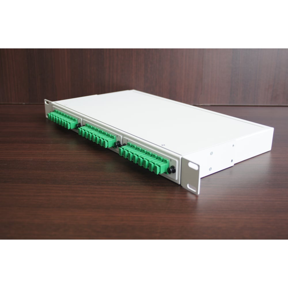 Изображение товара Кросс оптический в сборе Фортон SC APC simplex для шкафов 19 дюймов