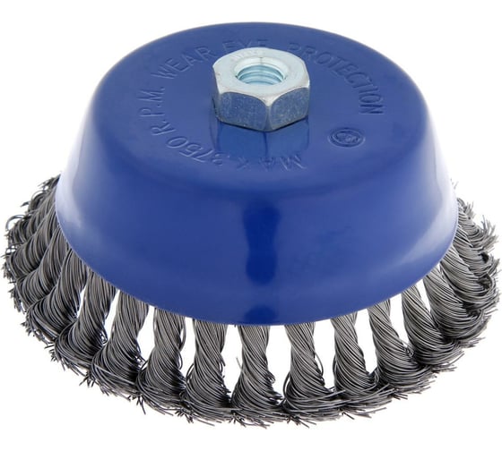 Изображение товара Щетка чашка металлическая (150 мм; М14; крученая проволока) для УШМ ТУНДРА 1032348