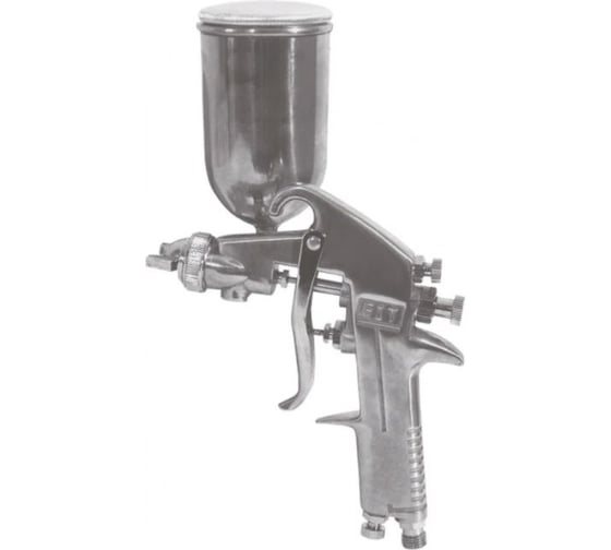 Изображение товара Пневматический краскопульт FIT верхний металлический бачок, 300мл 81016