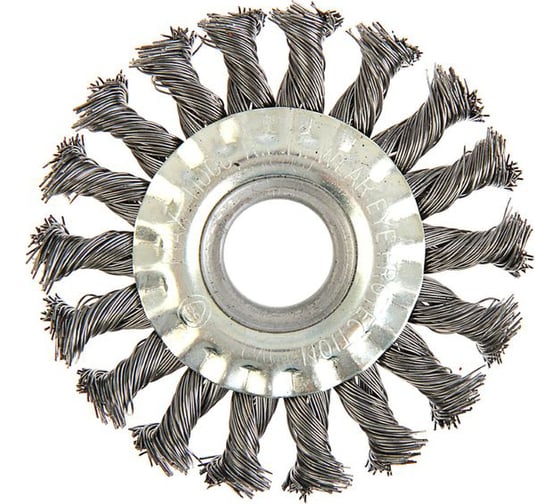 Изображение товара Щетка плоская металлическая (100х22 мм; крученая проволока) для УШМ ТУНДРА 1032369