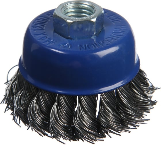 Изображение товара Щетка чашка металлическая (65 мм; М14; крученая проволока) для УШМ ТУНДРА 1032344