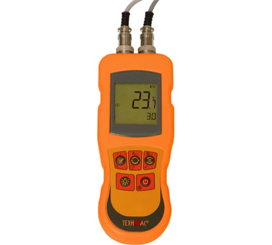 Изображение товара Двухканальный контактный термометр ООО Техно-Ас ТК 5 11С в комплекте с 4-мя зондами, с поверкой 00-00016759