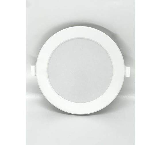 Изображение товара Светильник truEnergy светодиодный ультратонкий круг 9W 4000K 675Lm D143мм пластик белый 10082