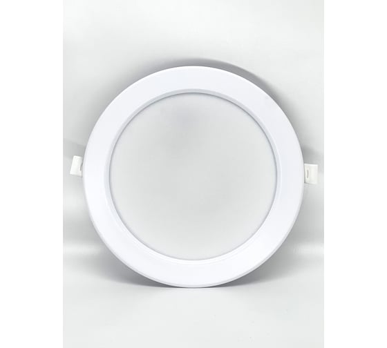 Изображение товара Светильник truEnergy светодиодный ультратонкий круг 18W 4000K 1200Lm D185мм металл белый 10035
