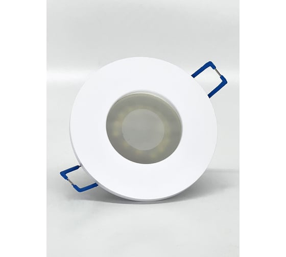 Изображение товара Светильник встраиваемый truEnergy круг с цоколем GU10 D84мм алюминий белый 21243