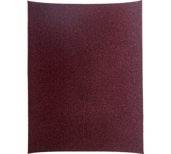 Изображение товара Шкурка шлифовальная в листах на тканевой основе водостойкая (10 шт; 230х280; Р100) ТУНДРА 1124380