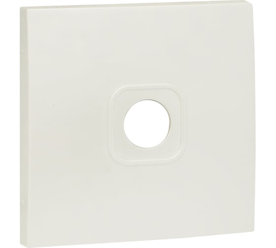 Изображение товара Лицевая панель 1-местной TV розетки EKF PROxima Валенсия, 75Ом, 5-862МГц, жемчуг ESA00-L-027-50