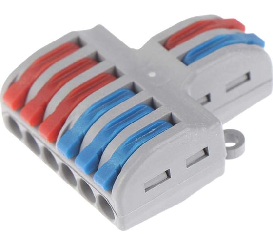 Изображение товара Клемма truEnergy 8 - контактов с 2 коммутируемыми линиями комплект 25шт под кабель 0,08–2,5мм 32A MAX250V 23533