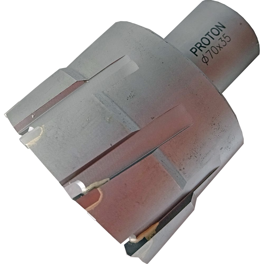 Изображение товара Сверло корончатое PROTON d70мм h35 Weldon 32 твердосплавное